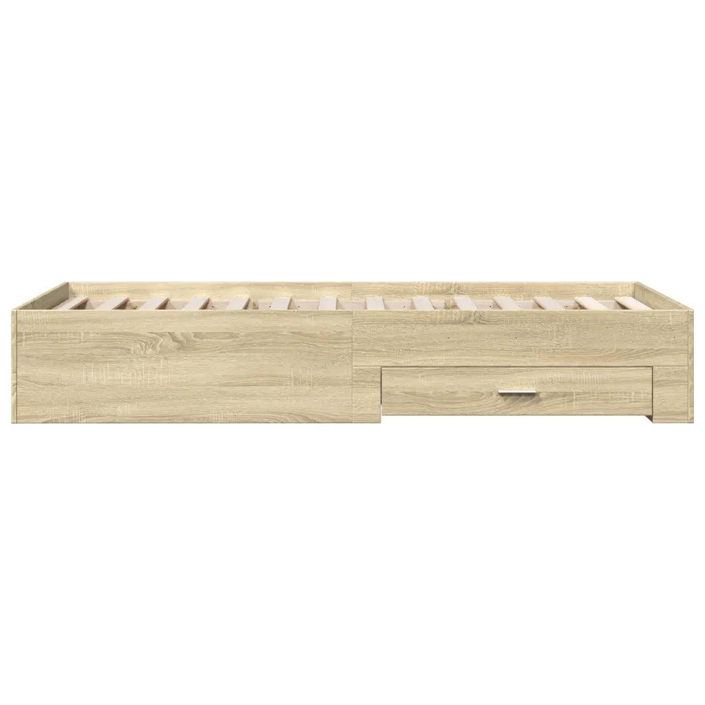 Giroletto Cassetti Rovere Sonoma 75x190 cm Legno Multistrato 3280442