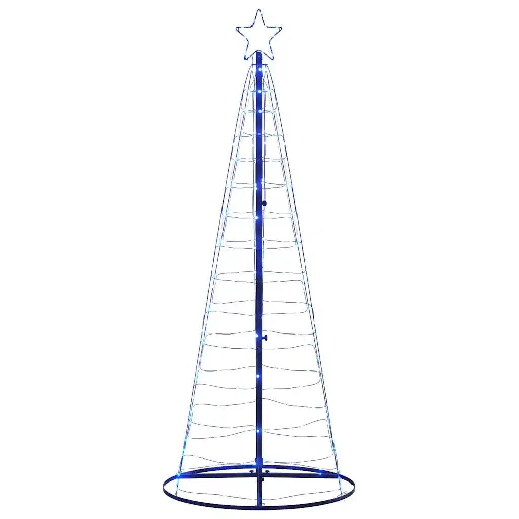 Albero di Natale a LED-Luci decorative natalizie 200 LED Blu 182 cm