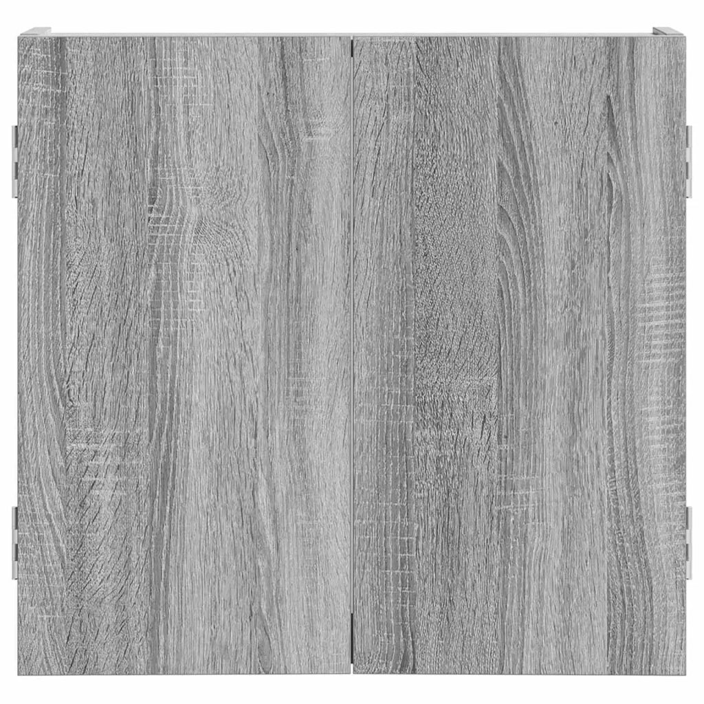 Armadio per Dartboard Sonoma grigio 56 x 12 x 53,5 cm 8006665