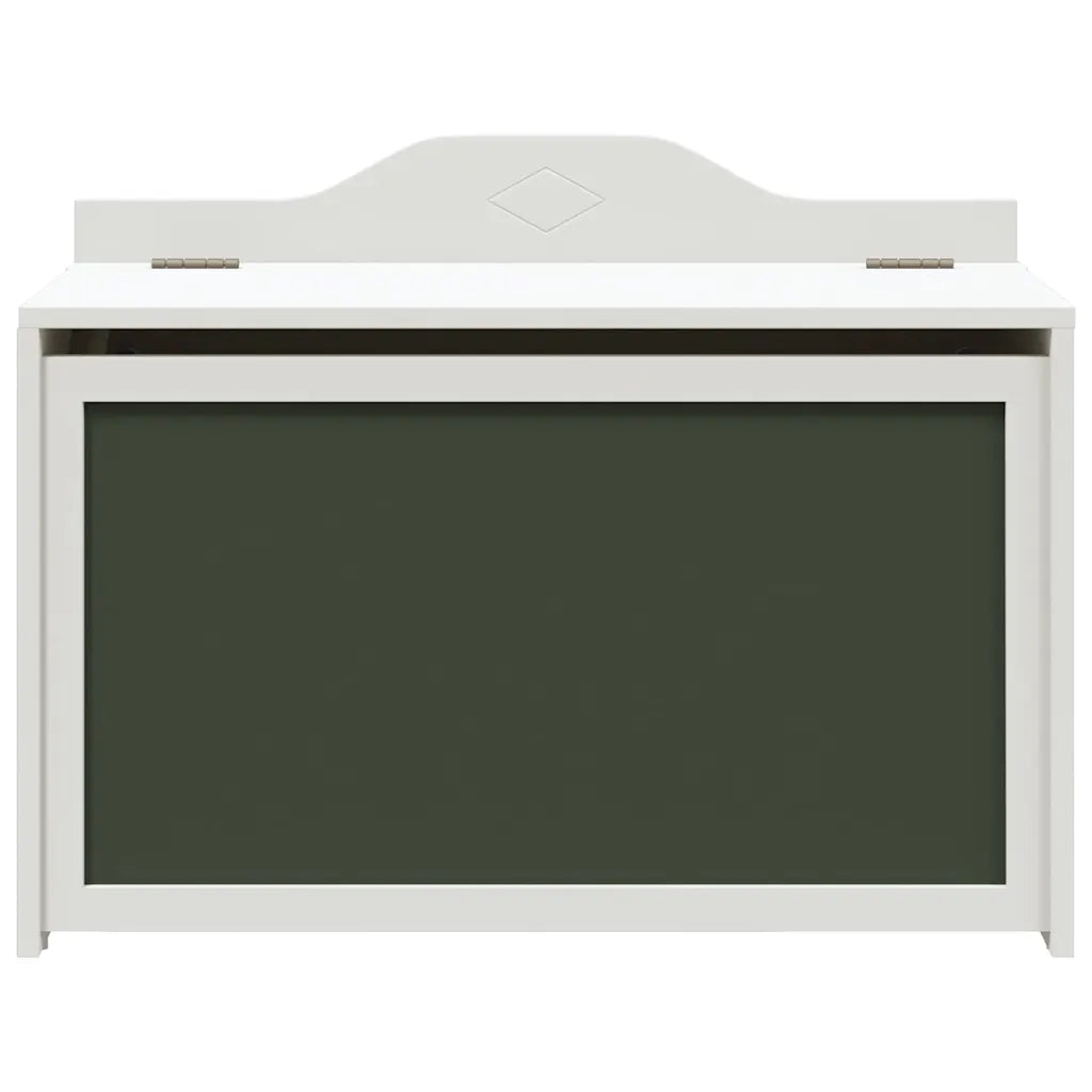 vidaXL Scatola per Giocattoli Bianco 73 x 33 x 55 cm Legno multistrato