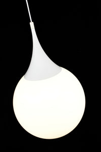 Lampada pendente Pendant in Metallo Dewdrop Bianco
