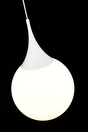 Lampada pendente Pendant in Metallo Dewdrop Bianco