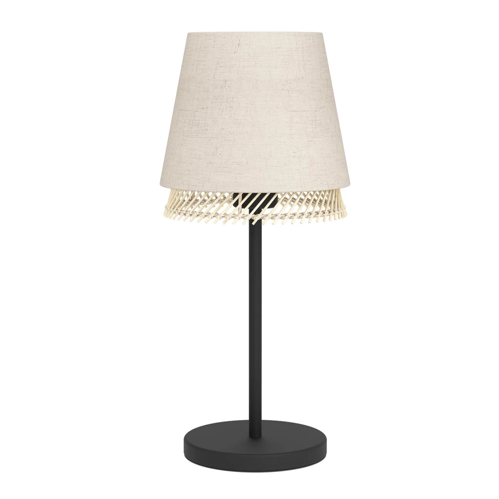 Lampada Da Tavolo Vintage Tabley Acciaio Nero 1 Luce E27
