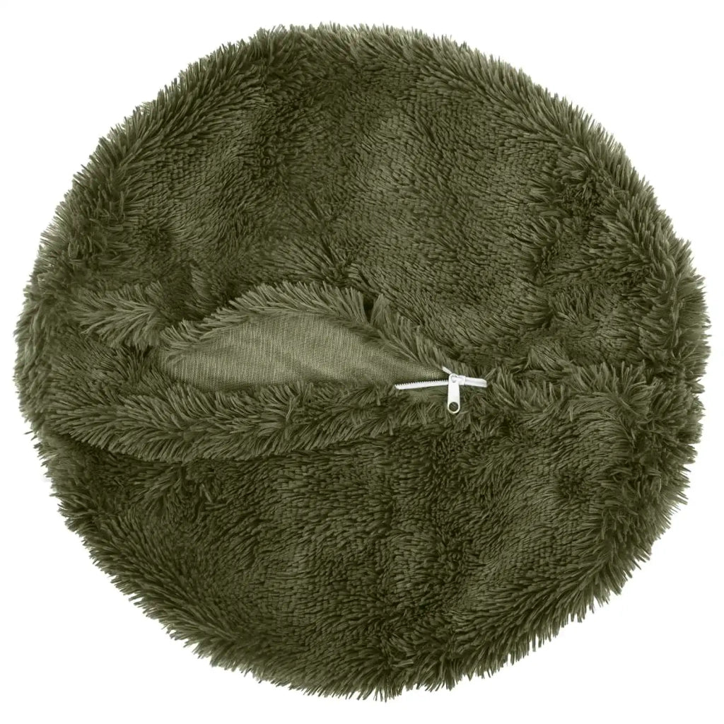 Cuscino con cuscino HEERLEN 2 pz Verde Fleece PV 929219