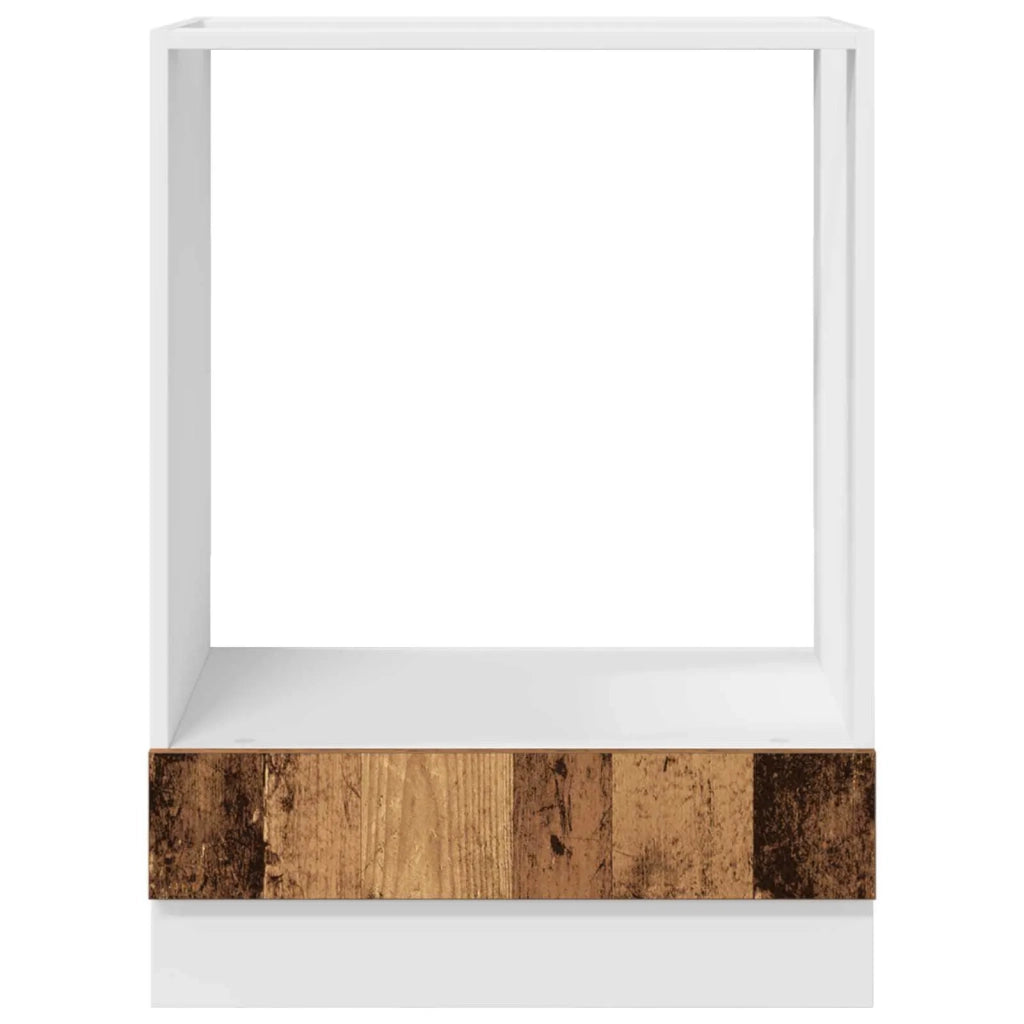 Mobiletto a parete moderno e funzionale 60 x 46 x 81,5 cm ampio spazio contenitivo design contemporaneo in legno anticato 02_0051968