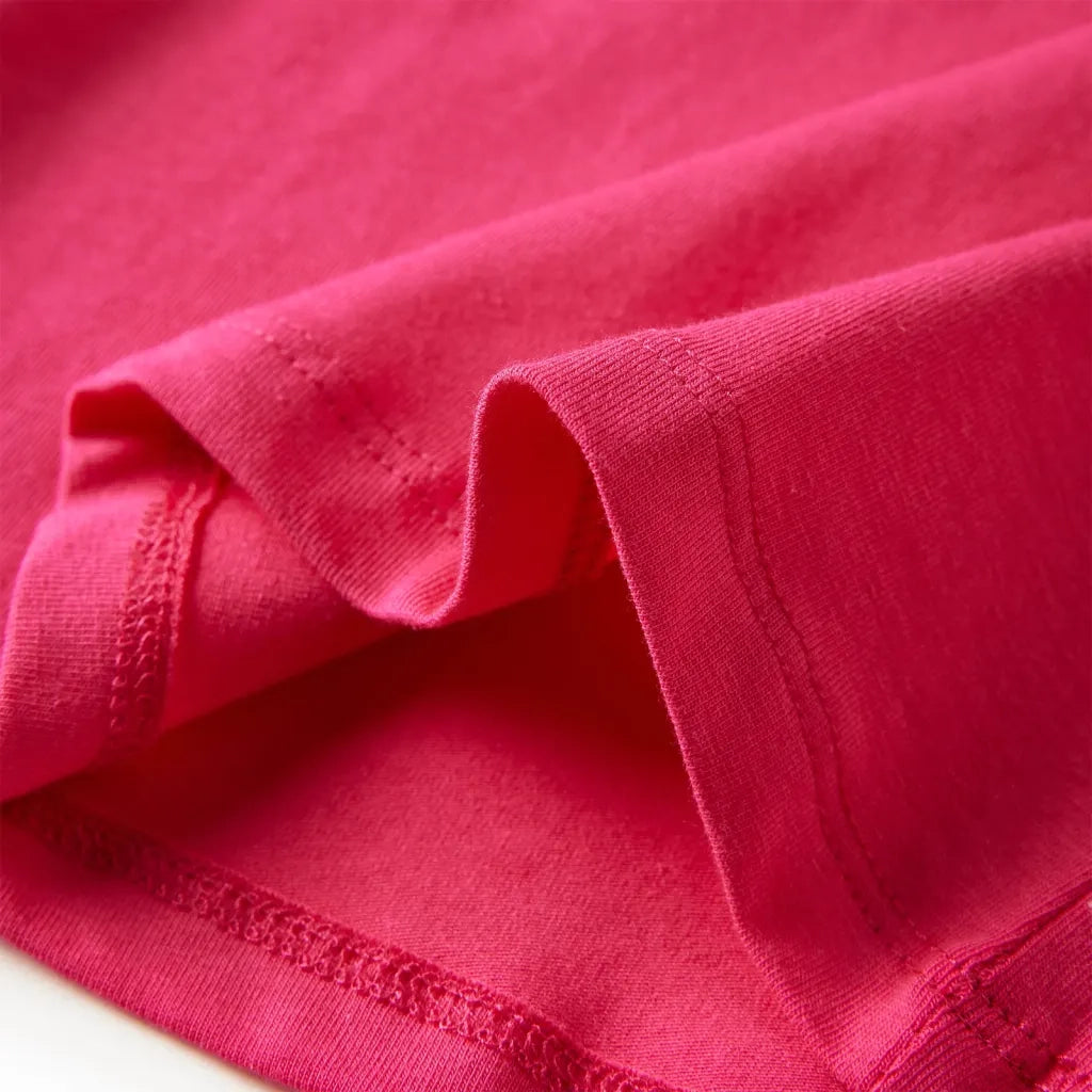 Maglietta da Bambina a Maniche Lunghe Fucsia 140 13533