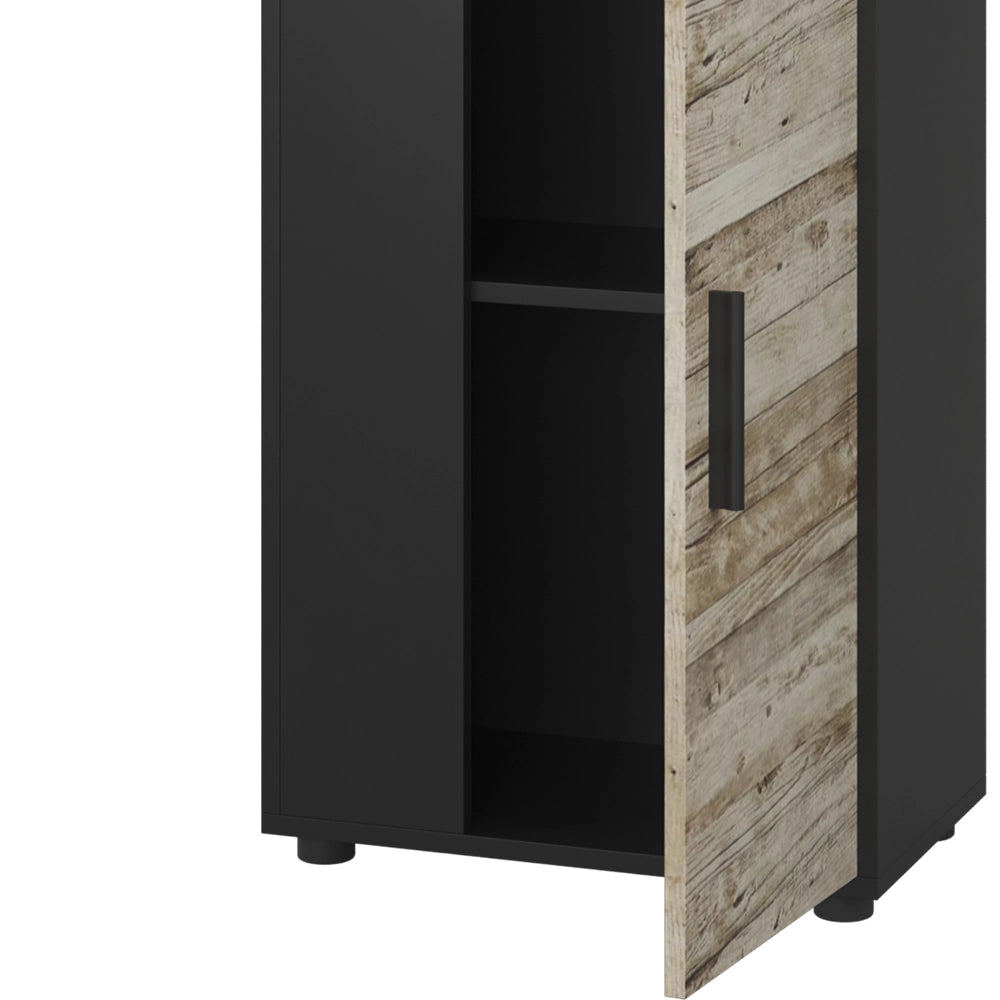 Vicco Cassettiera Rovere nero/sabbia 50.1 x 87.3 cm con 2 scomparti