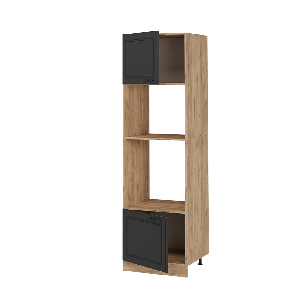 Vicco Set mobili bagno Antracite casa di campagna 60 cm