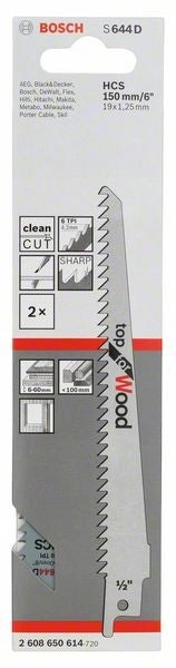 2608650614 - Set 2 lame per sega universale S 644 D Top for Wood
