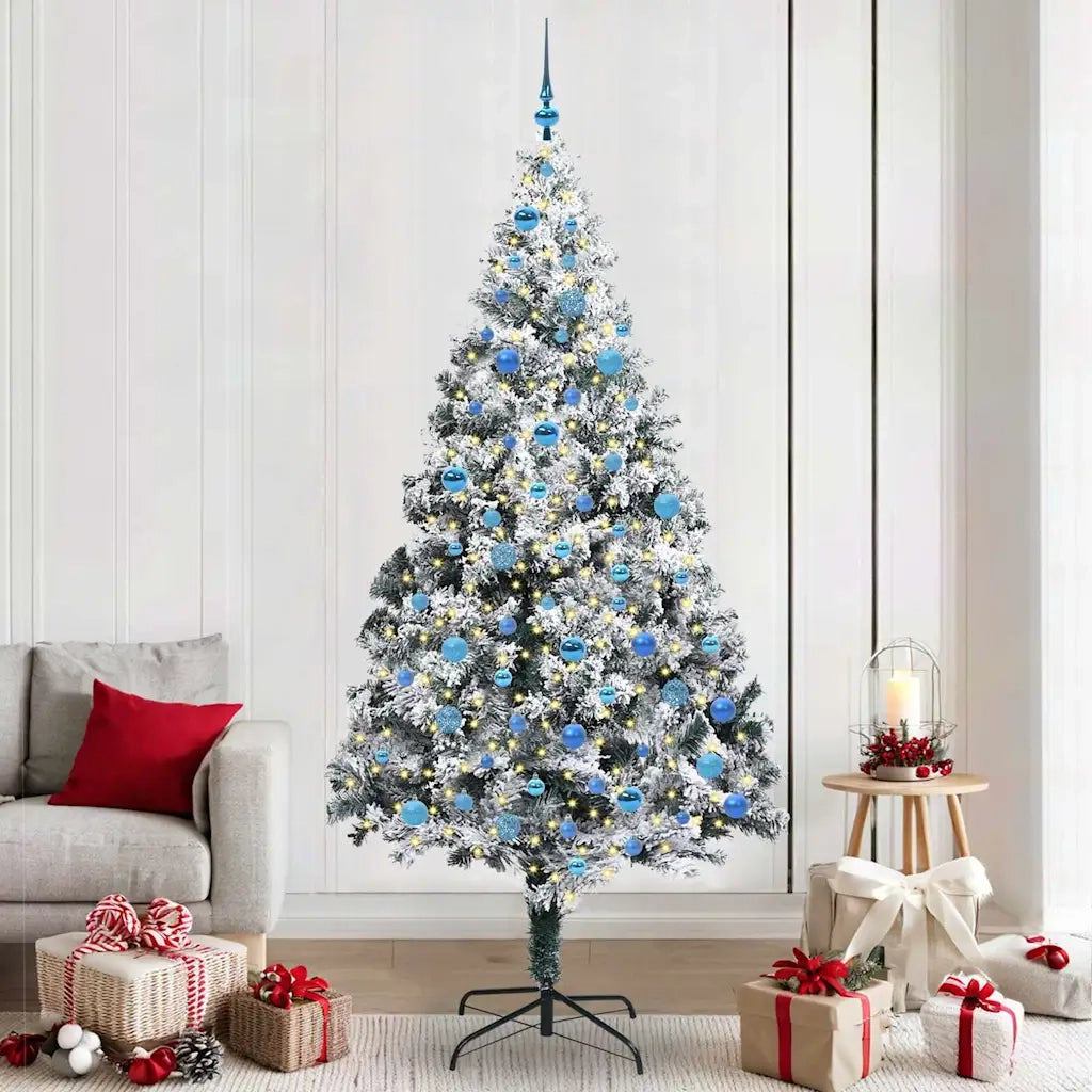 Albero di Natale | Decorazioni natalizie artificiale con 300 LED Bianco 240 cm