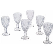 Villa d'Este Home Tivoli 5909854 Prisma Set 6 Bicchierini da Liquore in Vetro 40 ml colore Trasparente