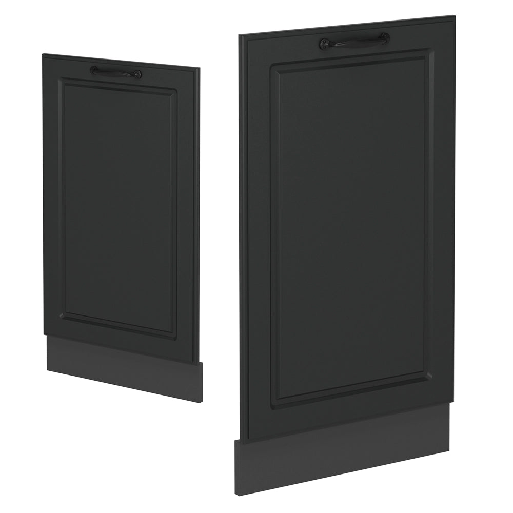 Pannello frontale della lavastoviglie R-Line Antracite rustico/Antracite 45 cm, PL Antracite Vicco