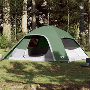Tenda da Campeggio a Cupola per 6 Persone-Tenda per Escursionismo Verde Impermeabile 648820