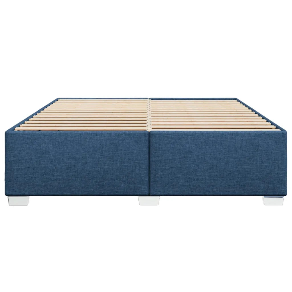 Giroletto senza Materasso Blu 180x200 cm in Tessuto