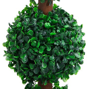 Pianta di Bosso Artificiale a Sfera con Vaso Verde 90 cm CFW9900788