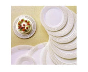 Vassoio trinati tondo 24cm conf.10 pezzi gp plast vassoio per torta