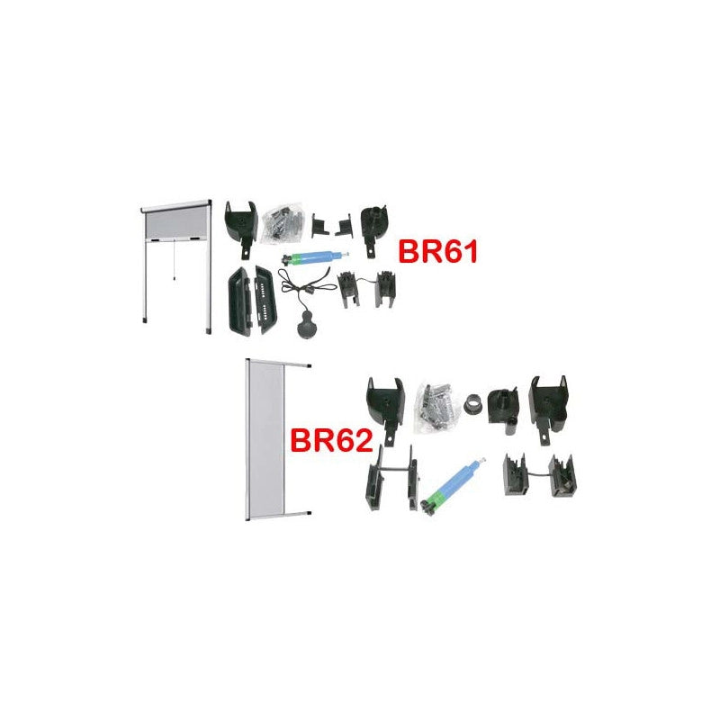 Kit Ricambi per Zanzariere Stop Inset BR62 Orizzontale