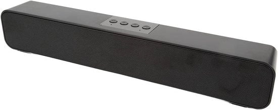 Computer luidspreaker Bluetooth con collegamento automatico - Riduzione rumore - Pulsante multifunzionale - Ricaricabile - Desktop pc luidspreaker wireless con radio FM.