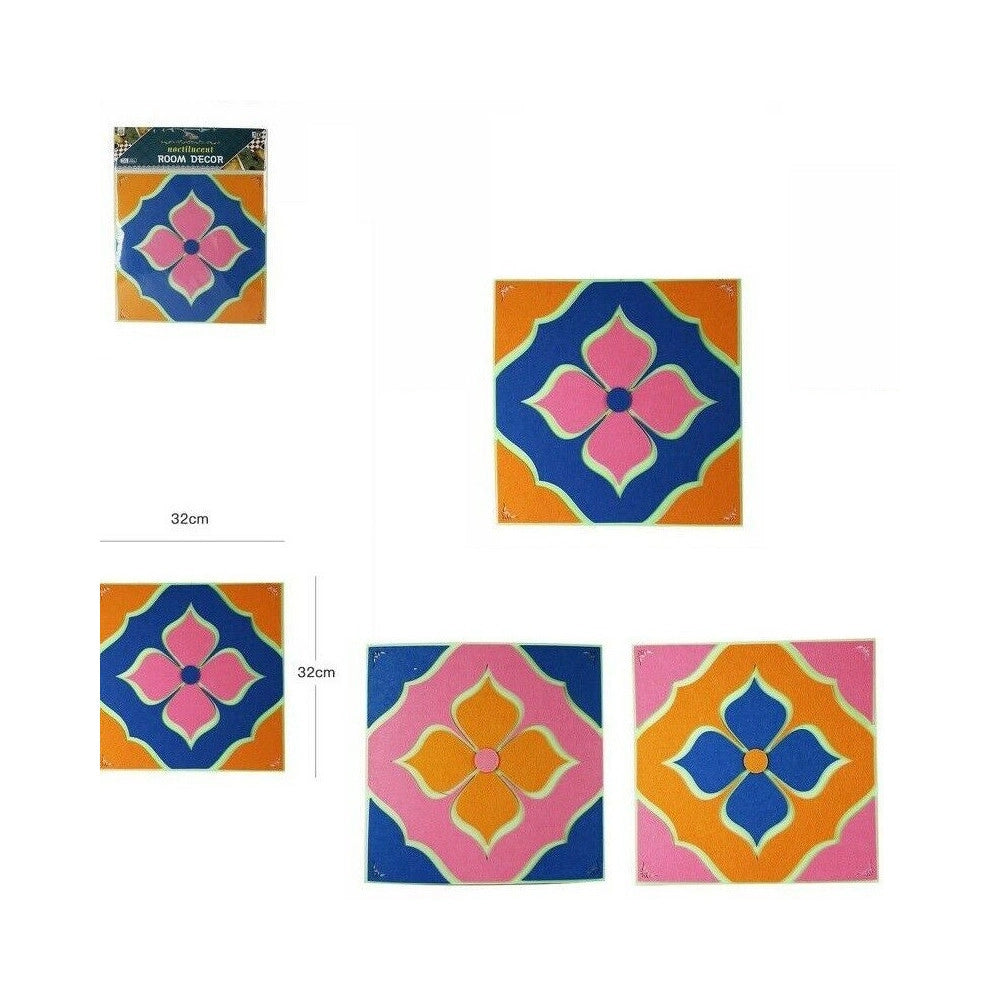 Trade Shop - 3d Piastrella Mattonella Adesivo Da Parete Muro Pannello 30x30cm 64385 -