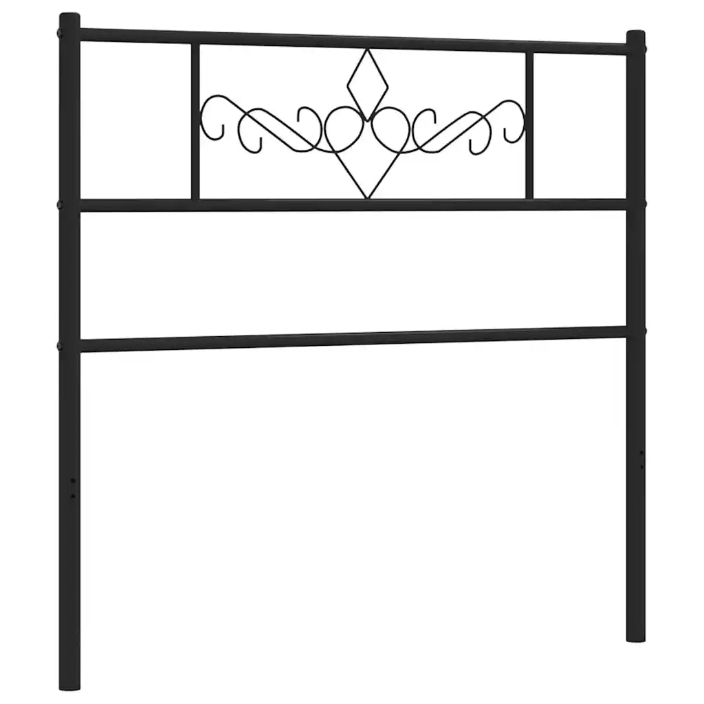 Testiera di Ricambio in Metallo Nero 75 cm 355293