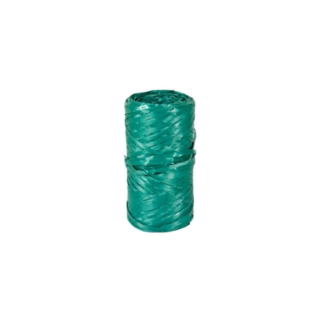RAFIA SINTETICA A CONETTO 200 gr - colore verde - 5 pezzi