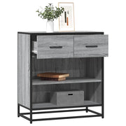 Credenza Grigio Sonoma 68x35x76 cm in Legno Multistrato 848987