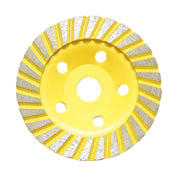 Disco diamantato turbo segmentato tipo coppa 125x22.23 mm per levigatura di cemento, granito e pietra, Crownman