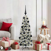 Albero di Natale artificiale con 150 LED Bianco 120 cm 3396022