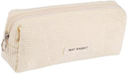 Etui in tessuto corduroy, per bambine, per bambini, etui pulito, piccolo etui in corduroy, etui in corduroy per tessuti (beige)