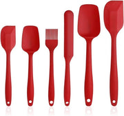 Set di spatole in silicone da 6 pezzi per cottura e cucina con proprietà di resistenza al calore e antiaderente