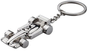 Accessorio per chiave con finitura cromata - Accessorio per borse - Ideale per appassionati di auto da corsa - Regalo per il Papà/la Papà - Accessorio per uomo/donna