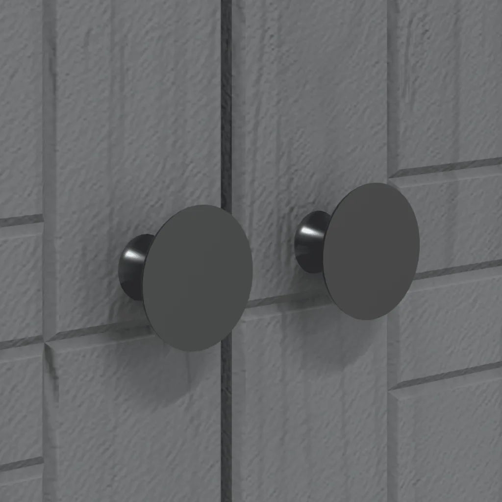 vidaXL Armadio BODO 146x53,5x173 cm in Legno Massello di Pino Grigio