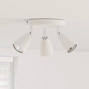 Faretto da Soffitto 3 Vie Regolabile Bianco GU10