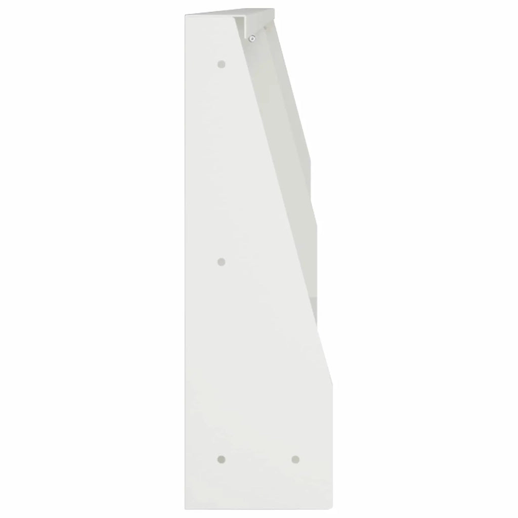 Muro di contenimento 2 pz 100 x 12 x 30 cm Acciaio Bianco 8015137