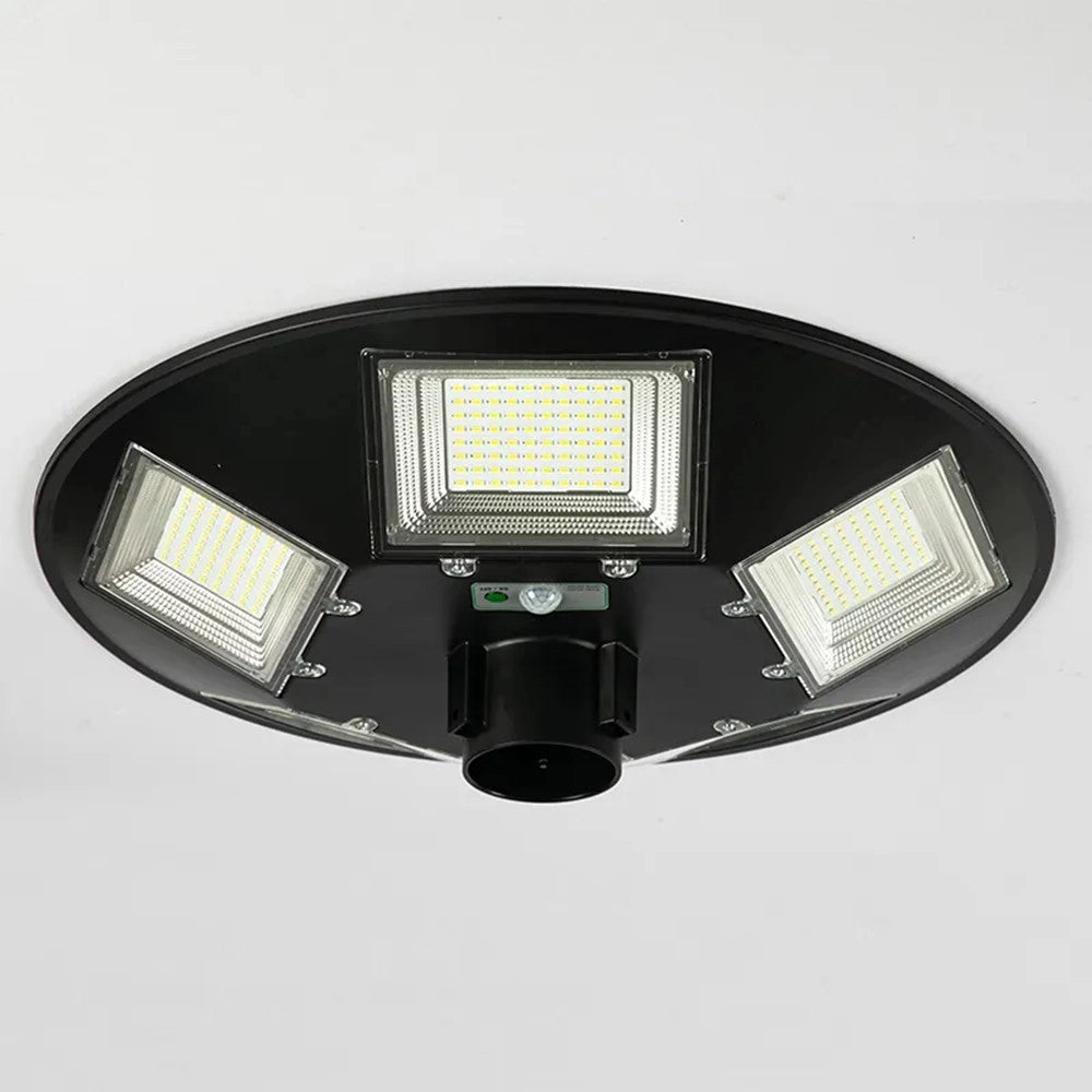 Trade Shop - Lampione Ufo Led Solare 350w Sensore Movimento Crepuscolare Luce Fredda 6500k Ip65 -