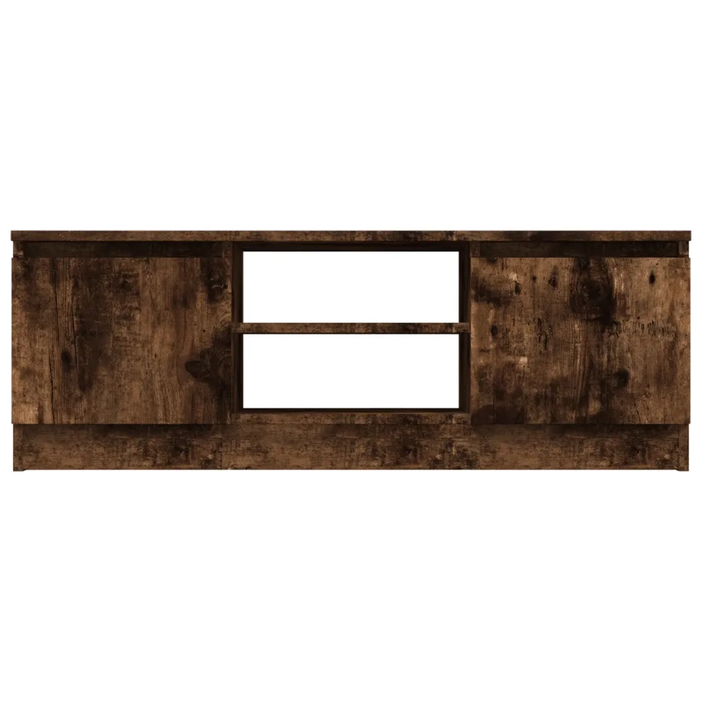 Mobile Porta TV con Anta-Mobile per TV-Credenza TV Rovere Fumo 102x30x36 cm