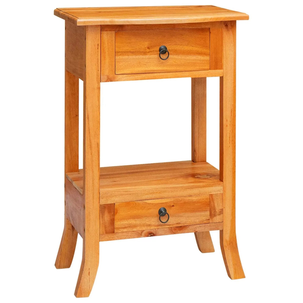 Tavolo consolle con cassetto Naturale 50,5 x 30 x 75,5 cm