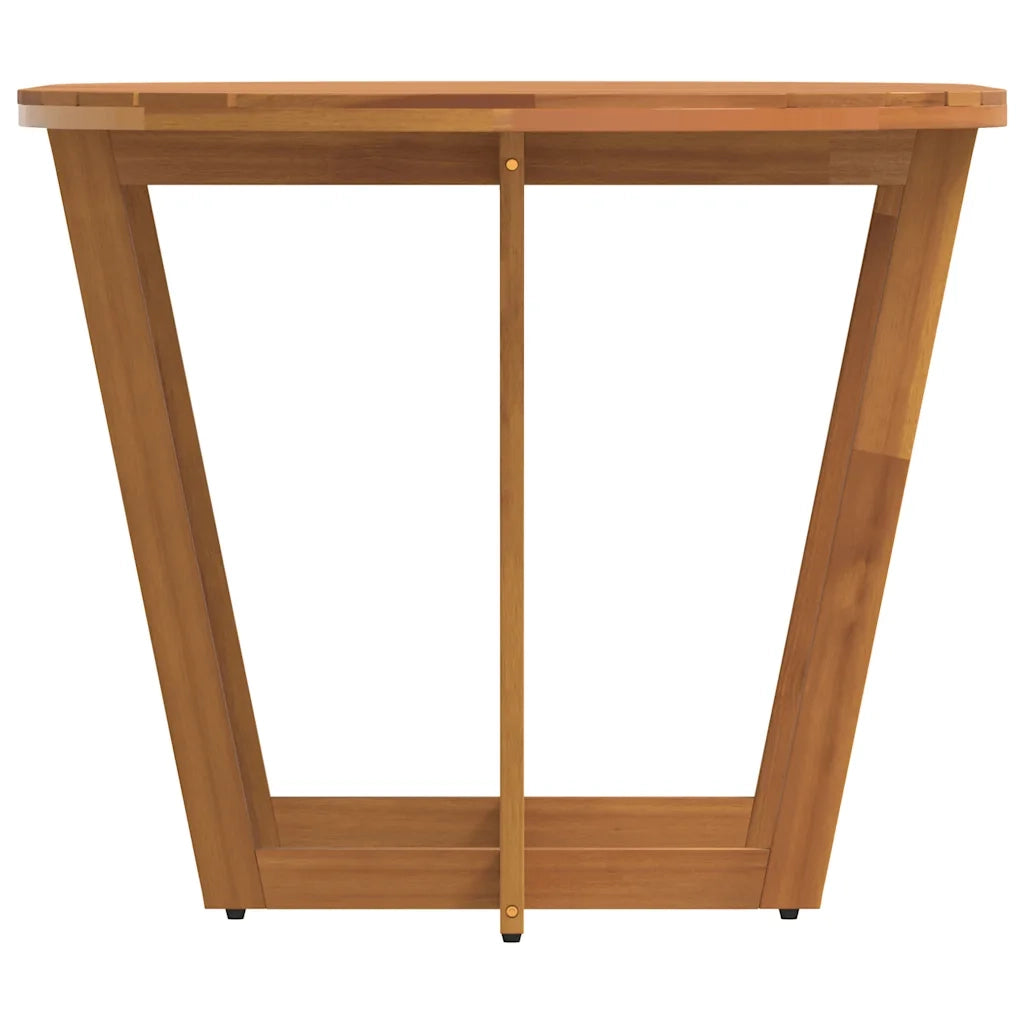 Tavolo da pranzo ovale da giardino 150x90x75 cm in Legno Massello di Acacia 4108136