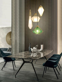 Lampada Da Soffitto Pensile Di Vetro Graffite APP456-1CP