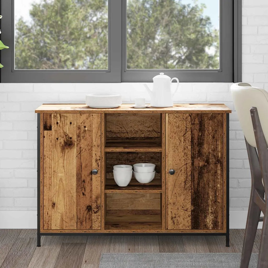 Credenza-Buffet-Armadio da cucina Legno vecchio 100 x 35 x 70 cm