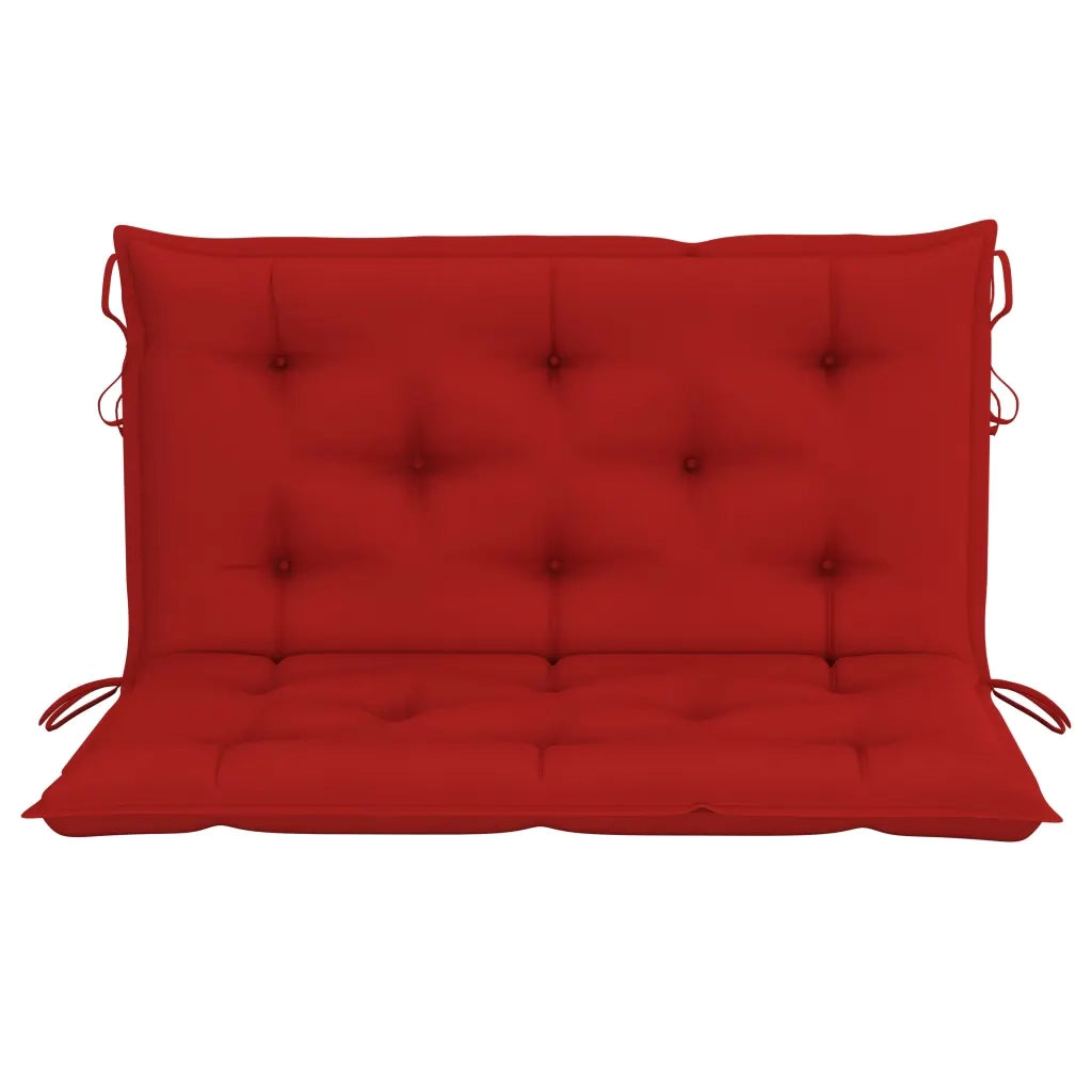 Dondolo da Giardino 2 Posti Cuscini Foglie di Palma 202cm Bambù 3063939