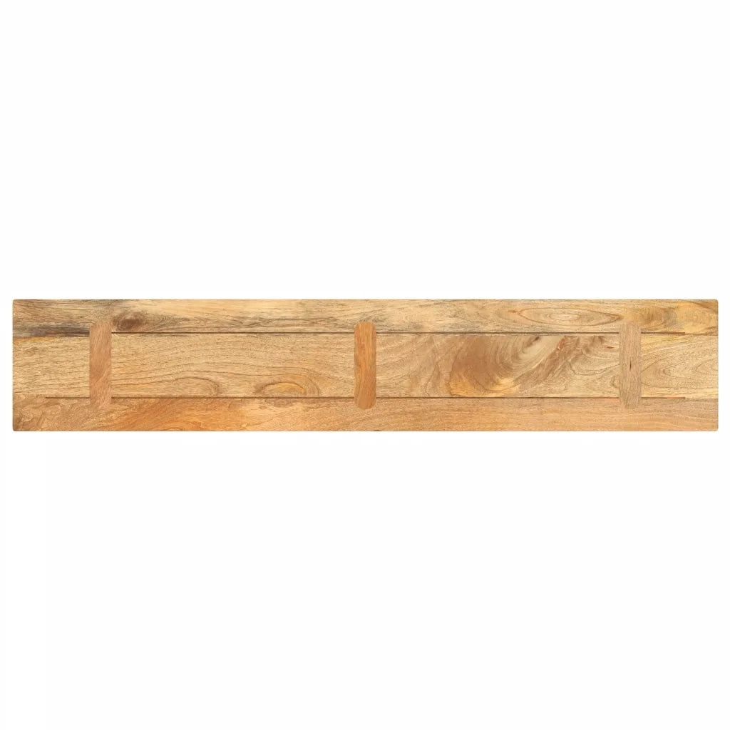 vidaXL Piano per Tavolo 180x40x2,5cm Rettangolare Legno Massello Mango