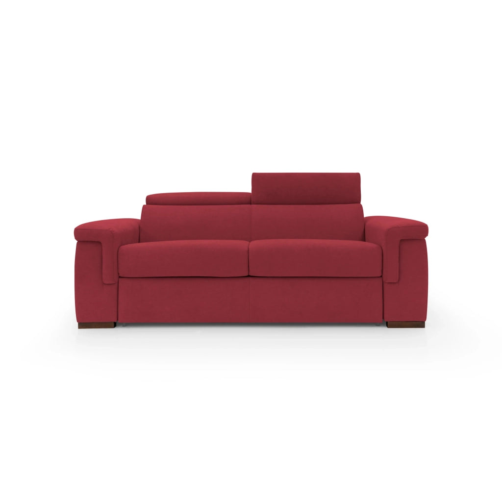 Giunone Divano letto mat. H18 200 cm (mat. 120x197 cm) rosso