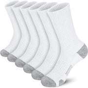 6 Pair di Calze da Lavoro per Uomini, Regolazione dell'Umidità e Assorbimento del Sudore, Caldo e Spesso per Autunno e Inverno, Adatto per lo Sci, Respirante e Comodo - Stile 7