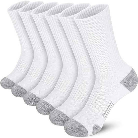 6 Pair di Calze da Lavoro per Uomini, Regolazione dell'Umidità e Assorbimento del Sudore, Caldo e Spesso per Autunno e Inverno, Adatto per lo Sci, Respirante e Comodo - Stile 7