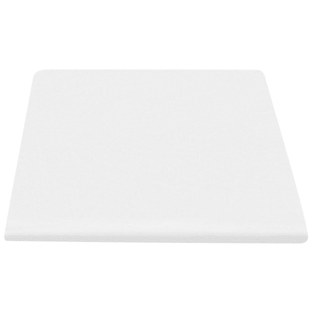 Coprimaterasso in schiuma bianca 90 x 200 cm morbido comfort