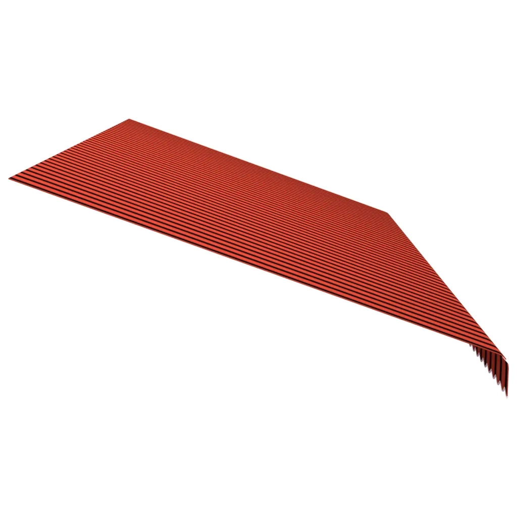 Tenda da Sole in Tela Arancione e Marrone 6x3 m 145727