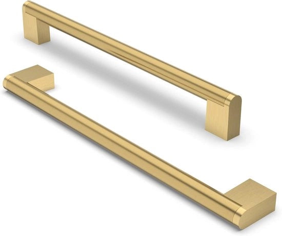 Manici per viti in acciaio inossidabile - 10 pezzi - Messing lavorato - 224 mm
