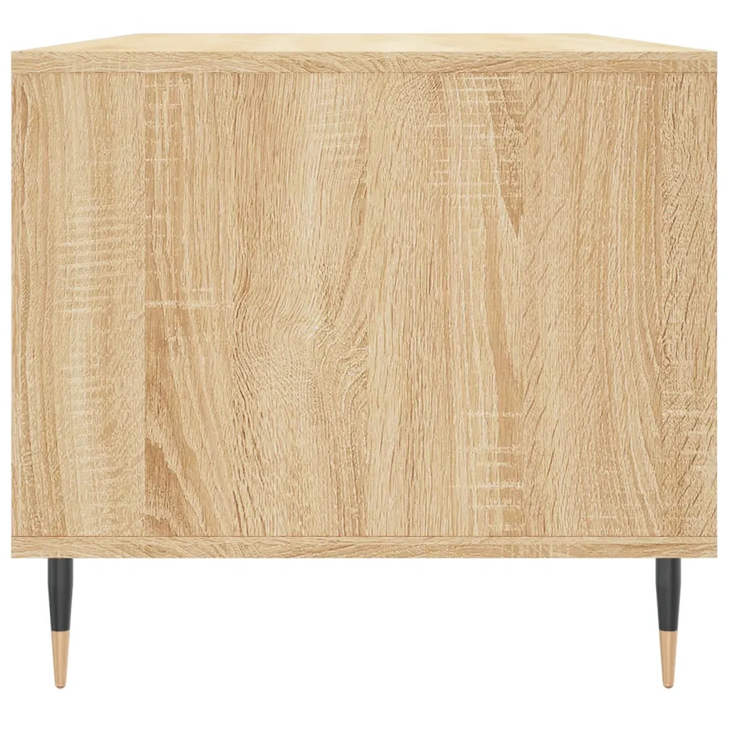 vidaXL Tavolino da Salotto Rovere Sonoma 90x49x45 cm Legno Multistrato