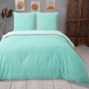 Set di coperture di cuscino morbide a microfibra 140 x 200 cm con 1 cuscino 65 x 65 cm